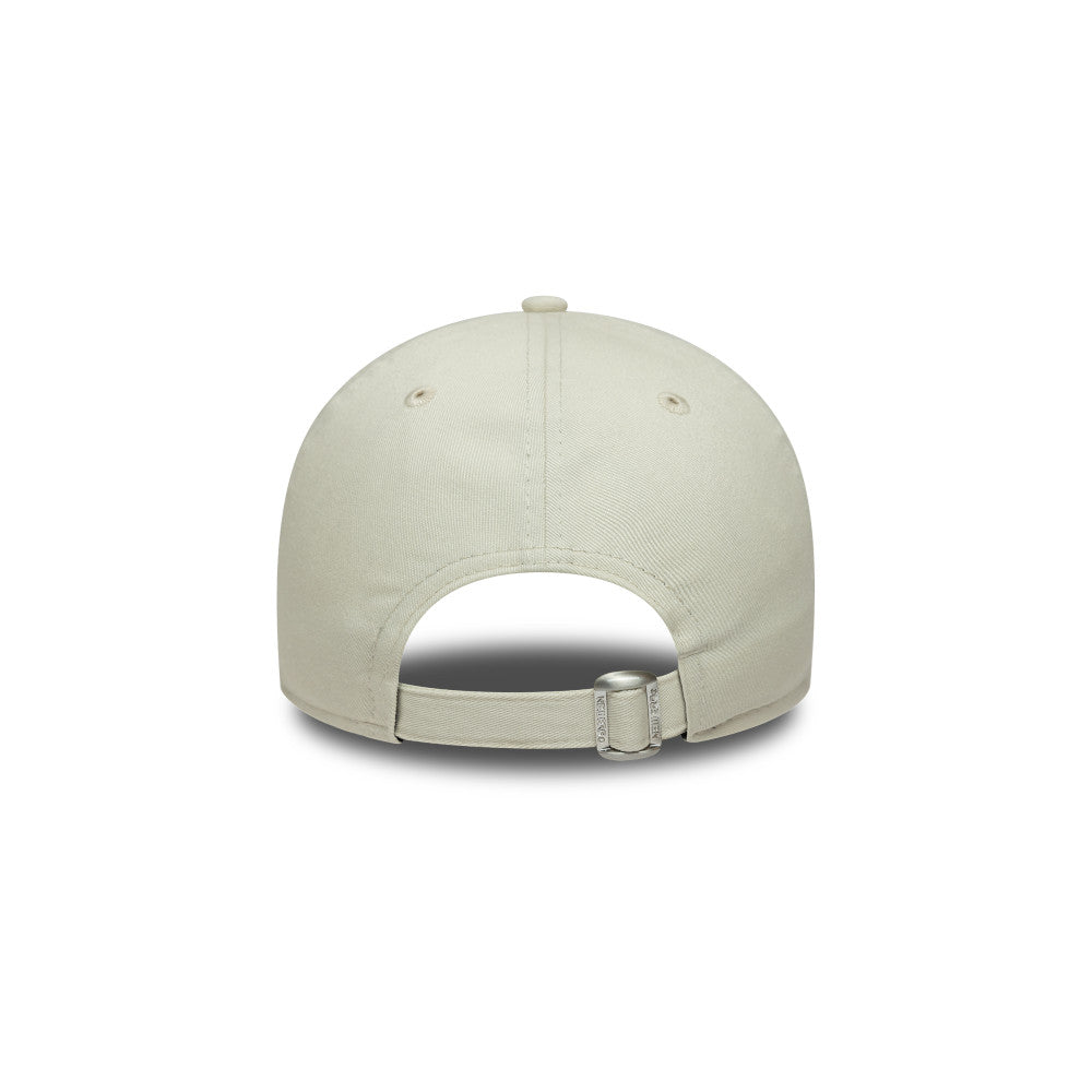 LA Dodgers Hat - Side Script Ivory Pink 2-Tone MLB 9Forty Strapback Cap - New Era